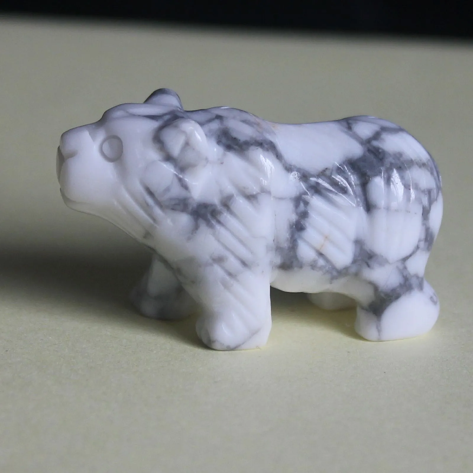 '' Hand Carved Mixed Gemstone Crystal Bear Animal Figurine Animal  Carving | Lazada PH