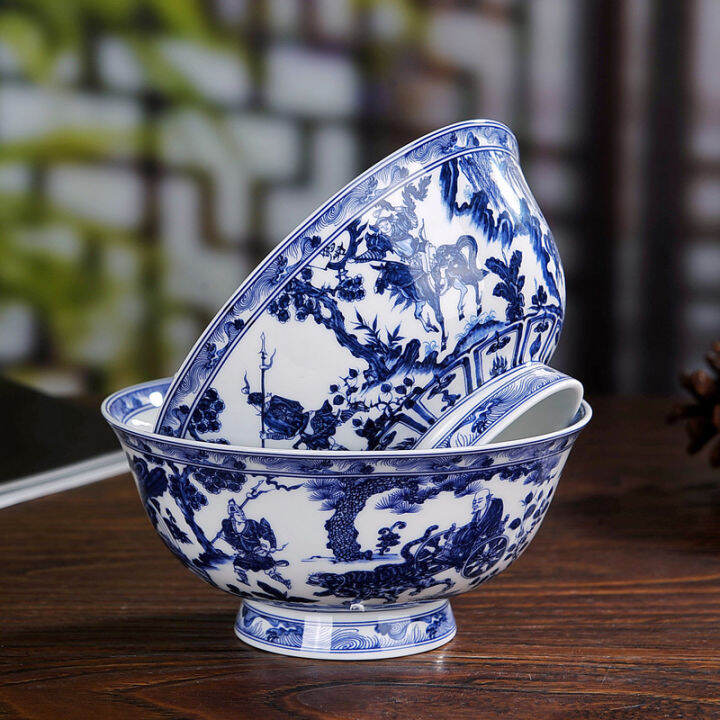 jingdezhen-blue-and-white-porcelain-tableware-ceramic-rice-bowl-chinese-bone-china-ramen-soup-bowls-kitchen-dinnerware-container