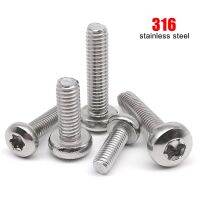 5/10/50X M2.5 M3 M4 M5 M6 GB2672 316 A4 Marine Grade Stainless Steel Six Lobe Torx Pan Round Head Anti theft Security Screw Bolt