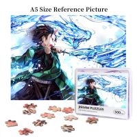 Demon Slayer Tanjiro Kamado Kimetsu No Yaiba Wooden Jigsaw Puzzle 500 Pieces Educational Toy Painting Art Decor Decompression toys 500pcs