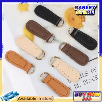 Leather Zip Puller Leaf Shape Leather Zipper Tags Fixer Pull Replacement Zipper Heads Leather Zip Pendant Puller for Luggage Handbags Bags, Trouser