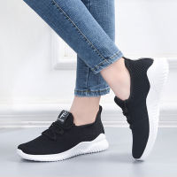 Flying Woven Running Flat Shoes Lightweight Breathable Sports Shoes Comfortable High Quality Fashion Casual Shoes