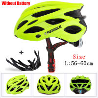 2021BATFOX Racing Bicycle Helmet with Light In-mold MTB Road Cycling Helmet for Men Women Ultralight Helmet Sport Safety Equipment