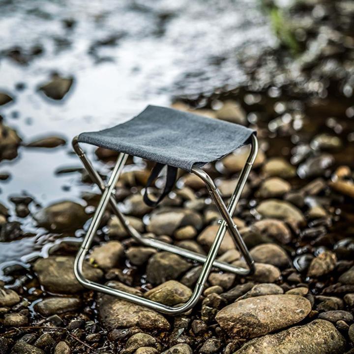 gispark-เก้าอี้ตั้งแคมป์พับได้ผู้ใหญ่พับเก็บได้แบบพกพาสำหรับสวนหลังบ้านการเดินป่า