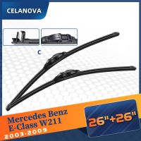 [A Neotype]ใบปัดน้ำฝนกระจกหน้าสำหรับ Mercedes Benz E Class W211 2003 2009ที่ปัดน้ำฝนยางกระจกไร้กรอบ26 Quot; 26 Quot;