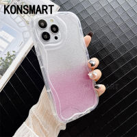 KONSMART ใหม่กากเพชรส่องแสงเป็นประกายวิบวับเคสใส่โทรศัพท์ OPPO A58 A78 A57 A77S A17 A17K A76 A96 A77 A15 A15S เคสซิลิโคนใส Hp OPPOA78 NFC