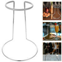 BESTOMZ กระจกขวด Decanter ขาตั้งเหล็กที่วางแก้วแก้วขวดไวน์เดคานเตอร์ที่วางสำหรับห้องครัว