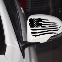 American Flag Car Styling Sticker Rearview Mirror Sticker US Flag Auto Truck Bumper Window Vinyl Decal Sticker Car Accessories Bumper Stickers Decals