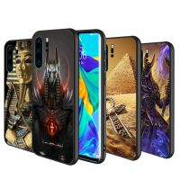 Silicone Cover Egypt Nefertiti Anubis Ankh For Huawei P40 P30 P20 Pro P10 P9 P8 Lite E Plus 2019 2017 Phone Case Electrical Safety