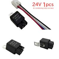 40AMP DC Car A/C Relay Headlight Relay Fan Relay and Harness 14 AWG Wires 4PIN Automotive Relay