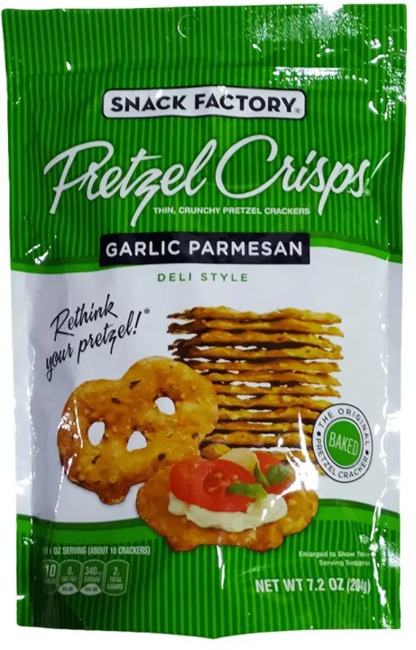 Snack Fretzel Factory Garlic Parmesan Cracker 7.2Z | Lazada PH
