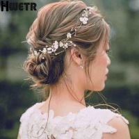 【YF】 Handmade Shell Pearl Flower Bride Wedding Hairband Crystal Headband Hair Accessories