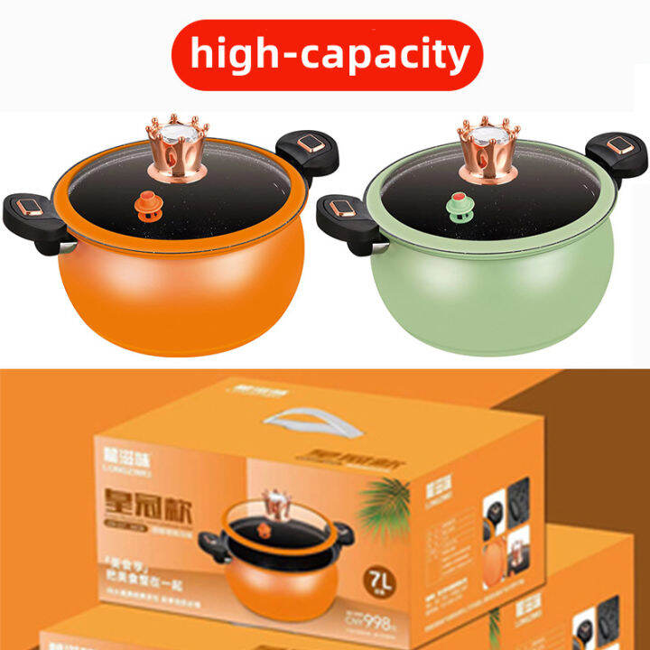 Stainless Steel Pressure Cooker NonStick Cooker Cooking Vegetables