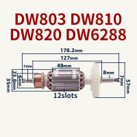 AC220-240V โรเตอร์ A Rmature อุปกรณ์เสริมสำหรับ DEWALT DW803 DW810 820 6288เครื่องบดมุม A Rmature Anchor สเตเตอร์ขดลวดเปลี่ยน