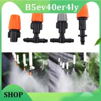 B5ev40er4ly Shop 1/4" Garden Irrigation Hanging Fog Sprinkler Nozzle Tee 4/7 Hose Misting Mist Water Sprayer Kits For Garden Greenhouse