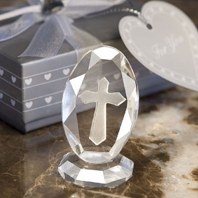 Wedding Favors and Gifts Crystal Cross Standing Baby Christening Gifts Baby Shower Favors First Communion Gifts 10pcs