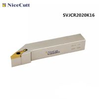 เครื่องมือกลึง Nicecutt เครื่อง CNC SVJCR2020K16 SVJCL2020K16 ผู้ถือภายนอกสําหรับ VCMT คาร์ไบด์กลึงแทรก