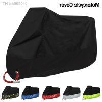 ☇☃ Motorcycle Cover Waterproof All Season Dustproof UV Protective Outdoor Indoor Scooter 190T Wear-resistant Fabric Motorbike Cover