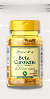 Puritans Pride Beta-Carotene 10,000 IU 3,000 MCG ** 100 Rapid Release Softgels