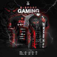 เสื้อยืดกีฬา สายเกมส์เมอร์ E-SPORT ลาย ZEUS