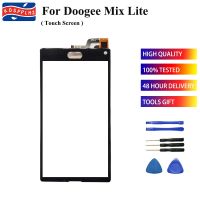 lumude KOSPPLHZ Original For Doogee mix lite Touch Screen Outer Glass Panel Touchscreen Lens Tools Tape