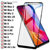 9D Anti-Burst Tempered Glass For Xiaomi Mi 8 SE A2 Lite Mix 2 2S 3 Screen Protector On Mi6 6X Max 2 3 Protective Glass Film Case