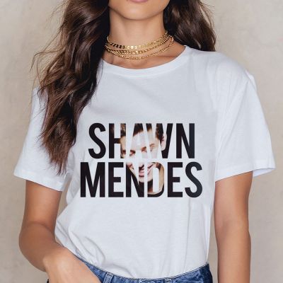 Shawn Mendes Funny Printed T Shirts Women Harajuku Ullzang Fashion Women T-shirt 90s Graphic Funny Print Tshirt Women Top  NFZM