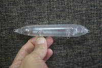 Shelts 10 Pcs 5" Unpainted Fishing Super Spooks Topwater Walk Dog Hard Lures Body