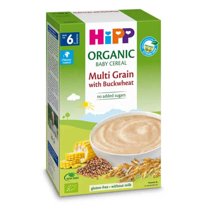 HiPP Organic Multi Grain With Buckwheat Baby Cereal 200 G