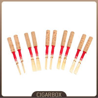 10PCS Oboe Reeds คุณภาพสูง Oboe Reeds Cork Reeds ขนาดกลางนุ่ม Woodwind เครื่องมืออุปกรณ์เสริมใหม่ # สีแดง