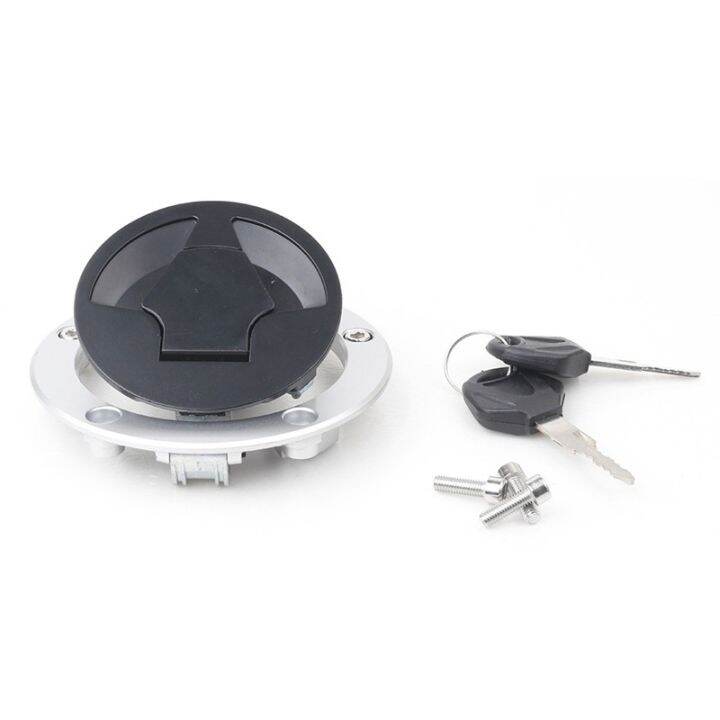 HYS Motorcycle Fuel Gas Tank Cap Cover Key Lock for Kawasaki Z800 Z750R