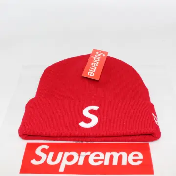 Supreme S logo wool cap + Leaf beanie 