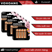 3 Vỉ 4 pin tiểu AA Duracell Alkaline Everyday chính hãng