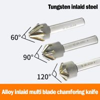 Countersink เจาะกับประสานคาร์ไบด์ใบมีด Chamfering เครื่องมือกัด60 90 120 Degree16mm 20มิลลิเมตร25มิลลิเมตร30มิลลิเมตร40มิลลิเมตร50มิลลิเมตร Chamfering