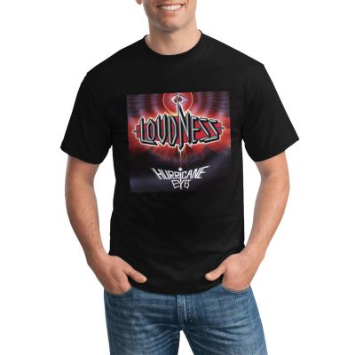 New Loudness Hurricane Eyes Japan Metal Band MenS Cool Tshirt Summer Style Cotton Clothes