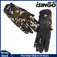 iSingo Mens Cycling Glove Army Military Full Finger Outdoor Driving Racing Tactical Cycling Gloves