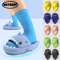 Children Shark Slippers Soft Sole Slippers Women Man Indoor Outdoor Eva Non-Slip Slippers For Kids Cool Household Summer Sandals