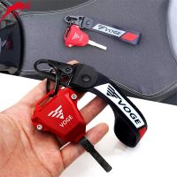 ✙ VOGE Motorcycle CNC Key Cover Case Shell Embroidery Badge Keyring For VOGE 525R 250RR 300RR 300AC 500AC 650DS 250 300 RR 500 AC