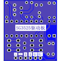 (บอร์ด PCB) ไดรฟ์บอร์ดอินเวอร์เตอร์ SG3525ที่ปรับความถี่สูงและความถี่ต่ำได้