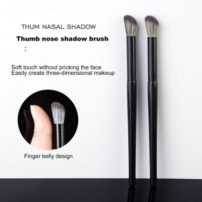 【cw】 Makeup Brush Safe Uniform Shading Thicken Texture Belly Nose Powder Foundation Brushes Beauty Supplies