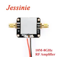 RF Amplifier Module Low Noise Amplifier Board LNA Broadband 10M 8GHz Gain 12dB Gain Onboard Shield Cover DC 12V