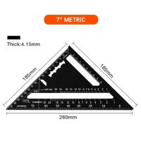 Ingbont 739;39;/12Quot; อะลูมินัมอัลลอยงานไม้ที่โปรแทรคเตอร์วัดมุมไม้บรรทัดสามเหลี่ยมไม้บรรทัดวัดมุมเครื่องมือช่างไม้สี่เหลี่ยมความเร็วเมตริก