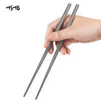 TiTo Outdoor Camping Tableware Titanium Alloy 6Mm7Mm Hollow ตะเกียบสำหรับเดินป่าเดินทางบนโต๊ะอาหาร Titanium ตะเกียบ