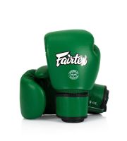 Fairtex Boxing Gloves Gloves BGV16 GREEN Leather 8-10-12-14-16 oz. นวมแฟร์เท็กซ์ หนังแท้ BGV16 สีเขียว ของแท้ นวมต่อยมวย นวมชกมวย