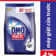 Bột Giặt Omo Matic Cho Máy Giặt Cửa Trước 5.9kg Màu Xanh