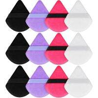 New 4/12Pcs Triangle Powder Puff Face Makeup Sponge Soft Velvet Cosmetic Puff Foundation Puff Makeup Blender Beauty Make Up Tool