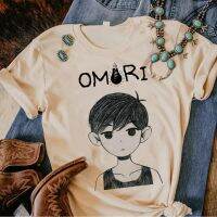 Omori เสื้อยืดสตรีลายกราฟฟิค Y2K ตลกเสื้อผ้า2000S