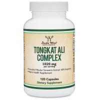 Double Wood Tongkat Ali Complex ( Longjack ) 1020mg per Serving, 120 Capsules