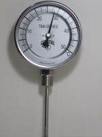 (UIM-Shop) Bi-Metal Thermometer Dial 4" , Range 0-50 C , 1/2" NPT , Model TBM40TAT200402NB28