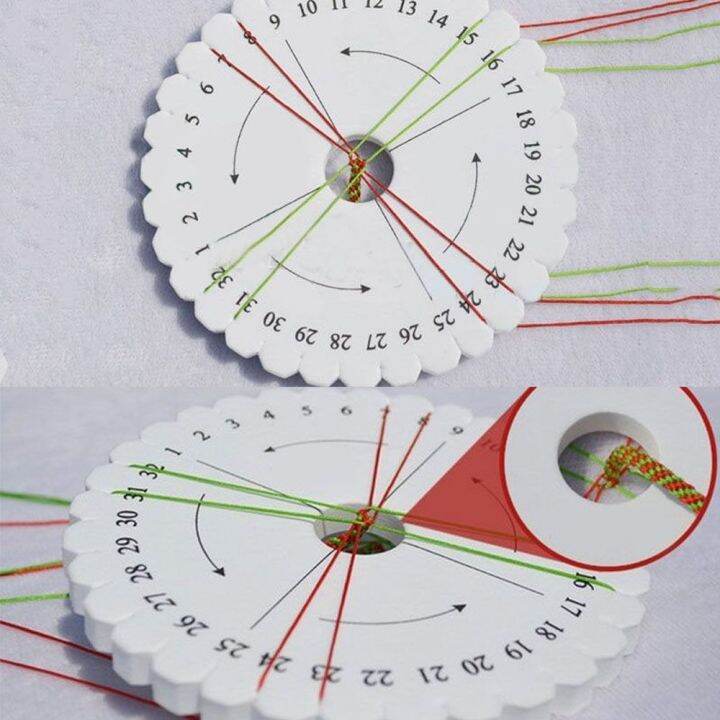 djrgs-2ชิ้น100mmx1-0มมด้ายร้อยลูกปัด-ถาดดิสก์แผ่นดิสก์เครื่องประดับ-desgin-board-แผ่นสำหรับถักกลม-kumihimo